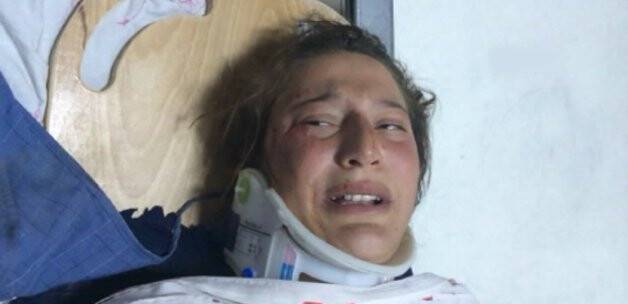 Köye gitmem diyen hamile eşini otomobille çiğnedi VİDEO