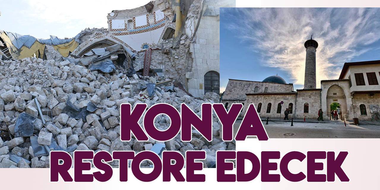 Hatay Habib-i Neccar Cami'inin restorasyonunu Konya üstlenecek