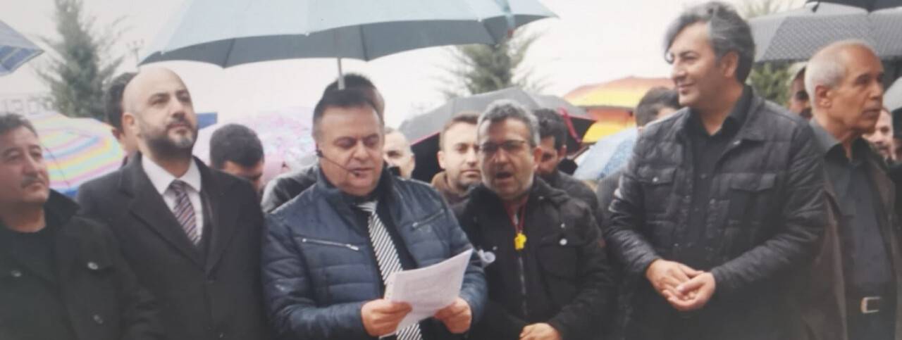 SGK çalışanlarından eylem