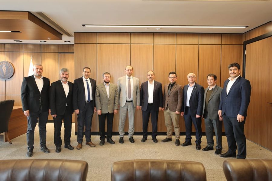 Sağlık-Sen Konya'dan Genel Başkan Faruk Doğan’a  ziyaret