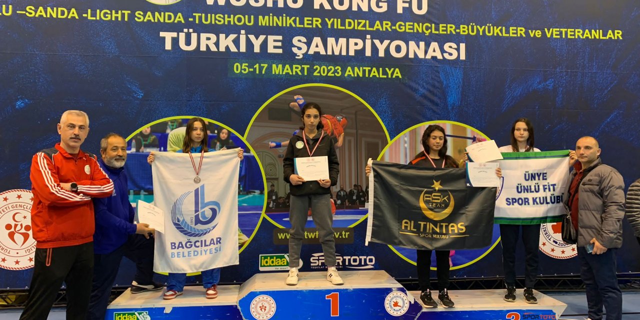 Meram Belediyespor'dan Wushu Kung-Fu Türkiye Şampiyonası’nda madalya yağmuru