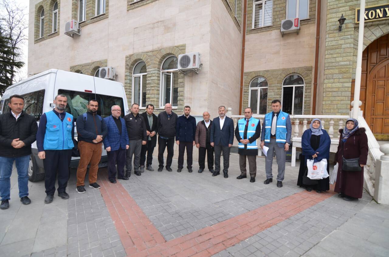 34. destek ekibi uğurlandı