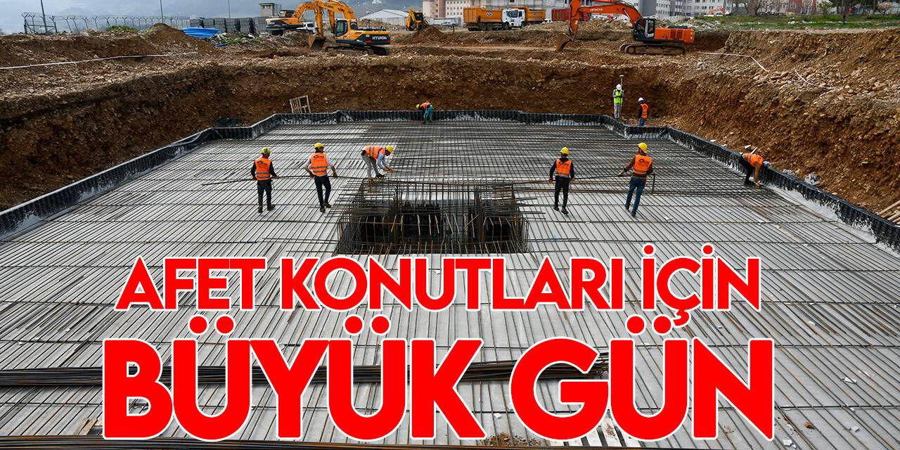 Afet konutları için büyük gün! Süreç fiilen başladı