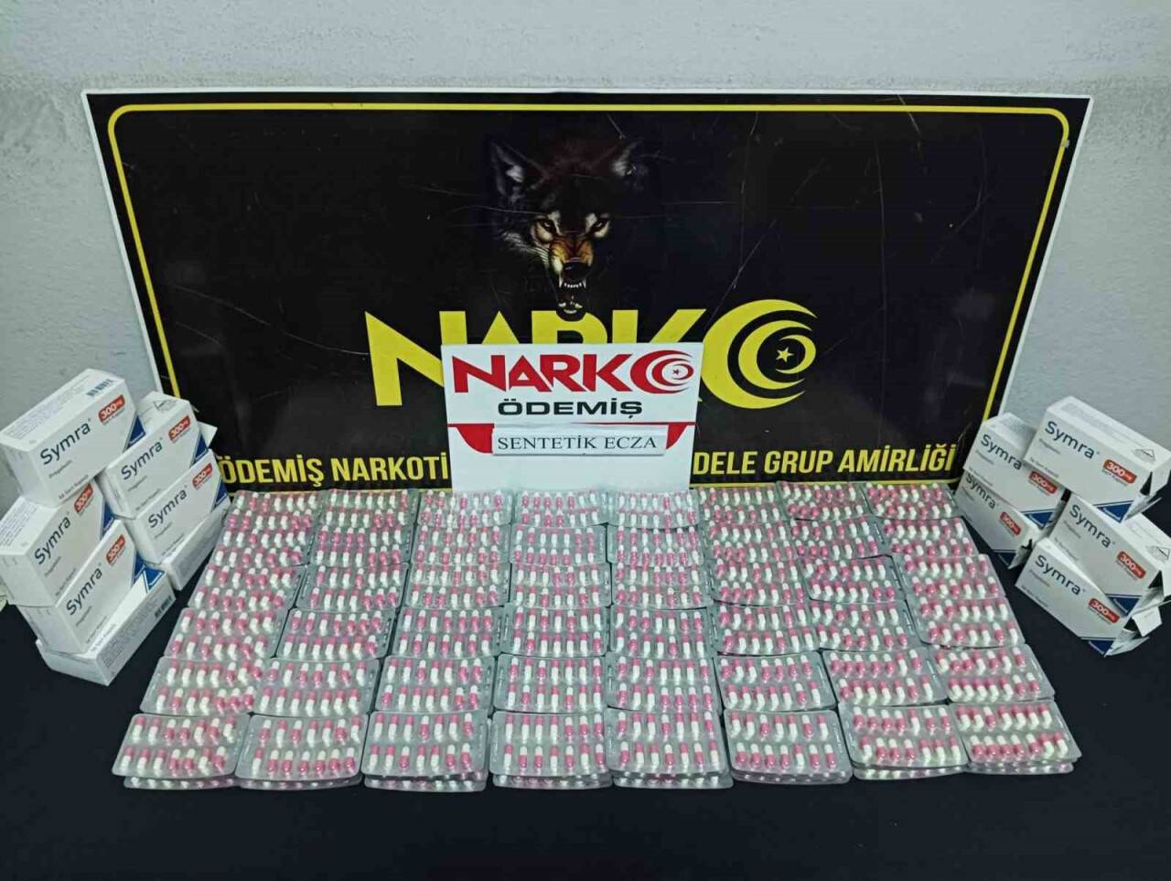 2 bin 800 adet sentetik ecza maddesi ele geçirildi