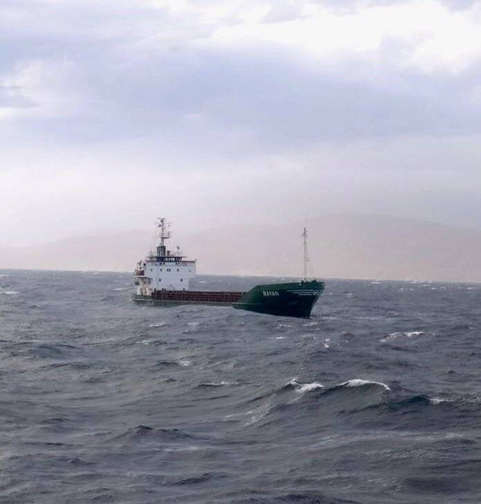 Kuru yük gemisi makine arızası yaptı