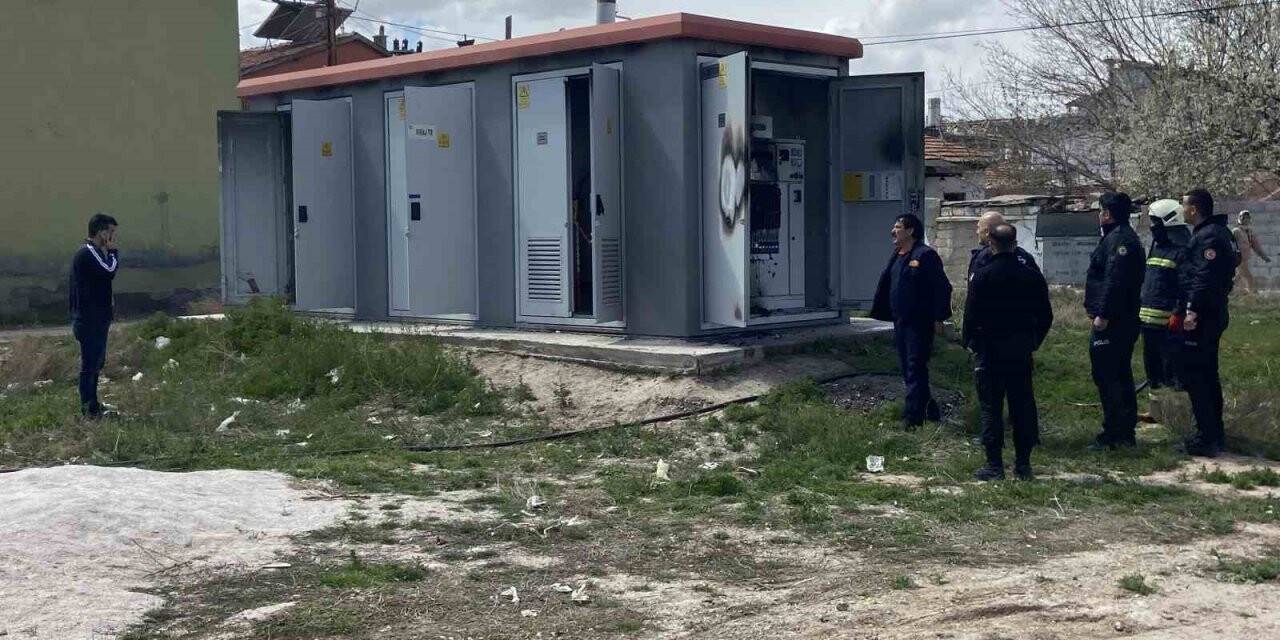 Konya’da trafo yangını