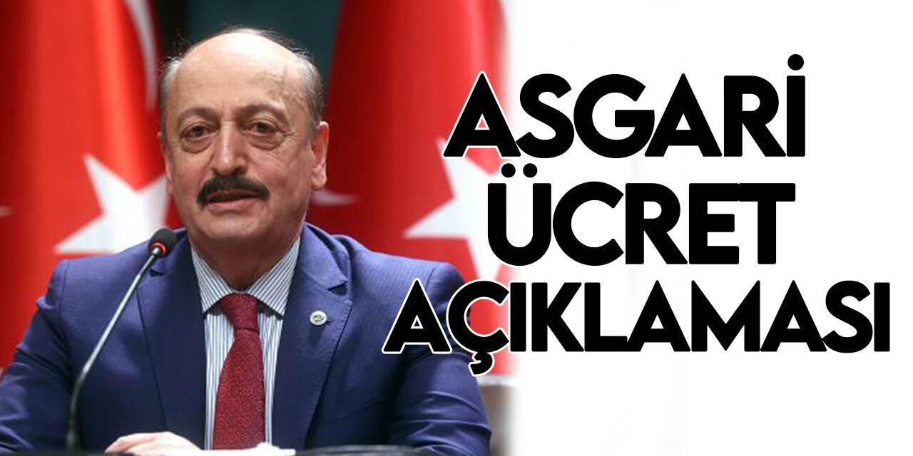 Bakan Bilgin'den 'Asgari Ücret Zammı' açıklaması