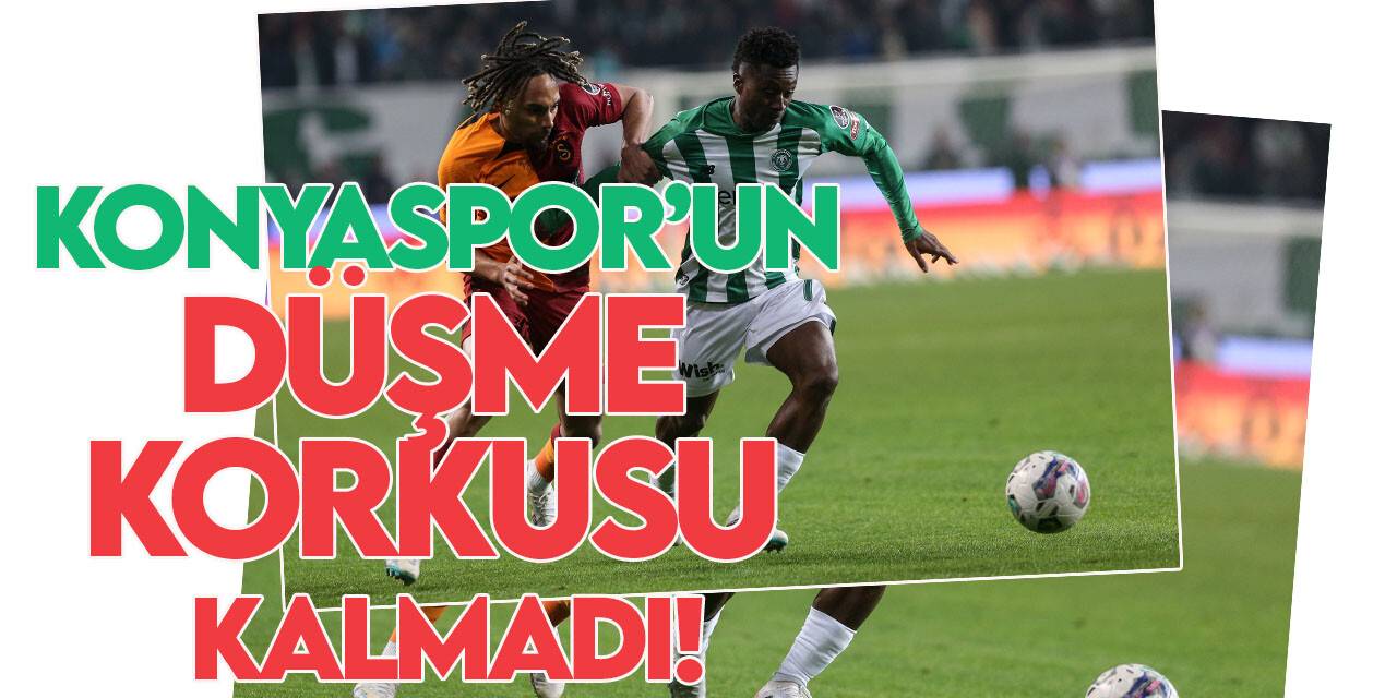 Konyaspor'un düşme endişesi kalmadı