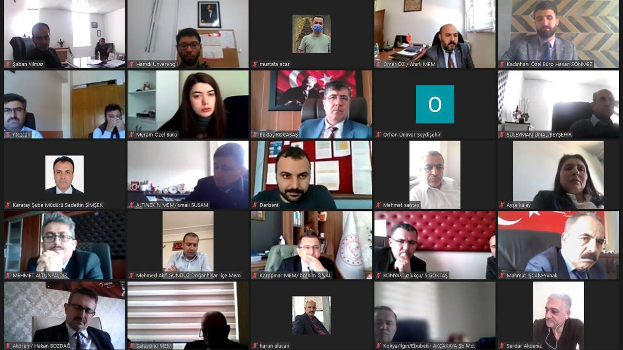 İl ve ilçe müdürleri toplantısı gerçekleşti