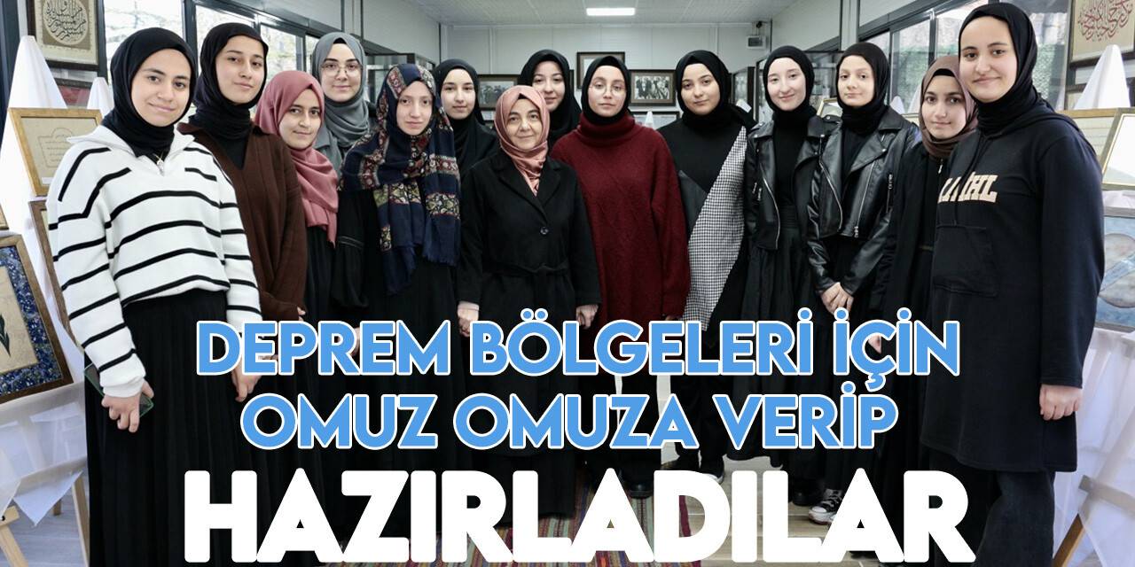 Konya'daki lise öğrencileri hazırladı! Geliri asrın felaketinden etkilenen deprem bölgelerine gidecek