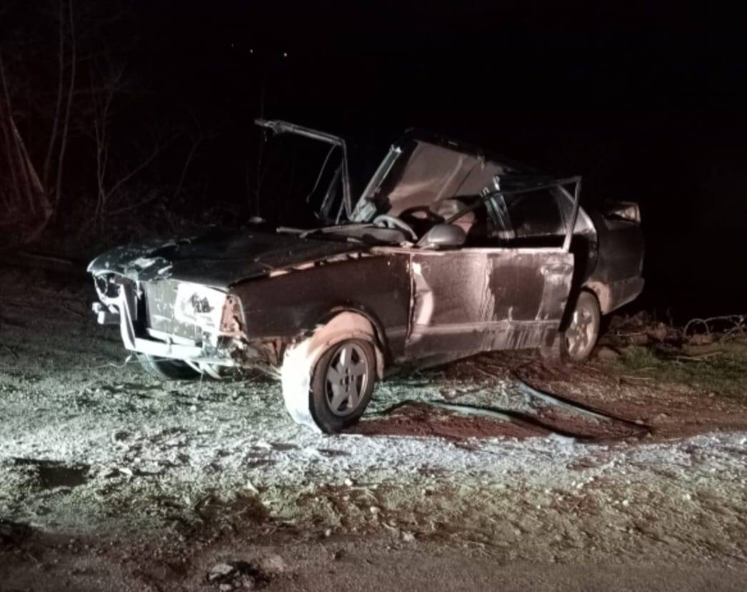 Otomobil göle düştü