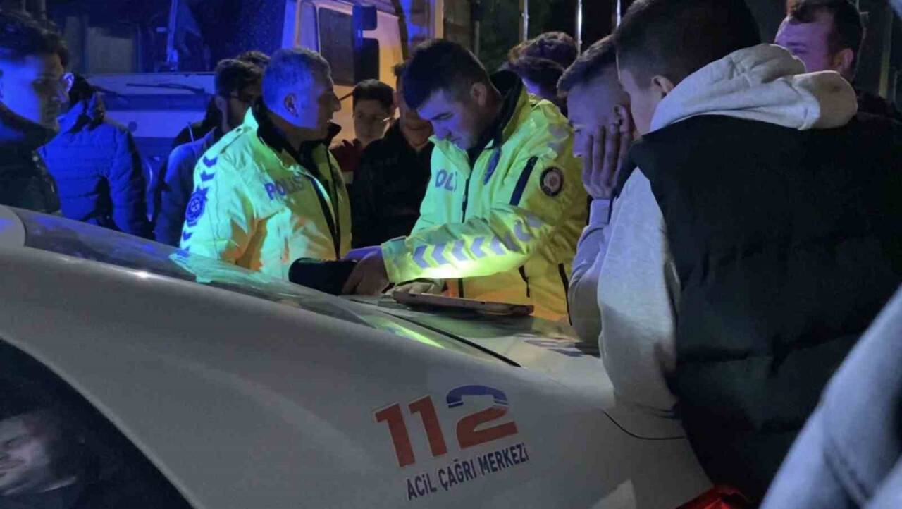 Drift atıp polisten kaçtı