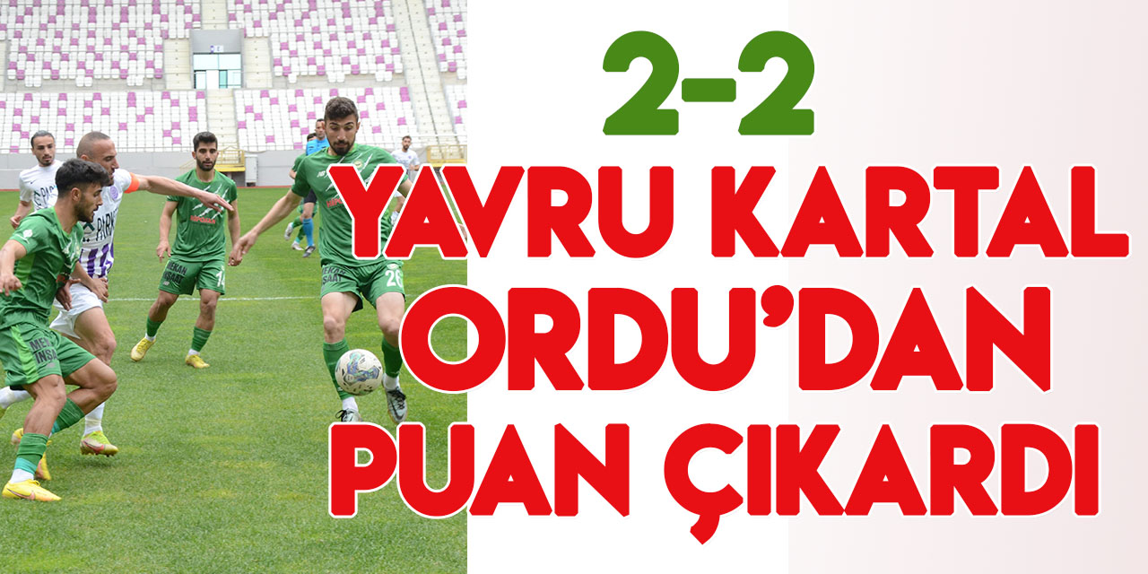 1922 Konyaspor Ordu'dan puan çıkardı