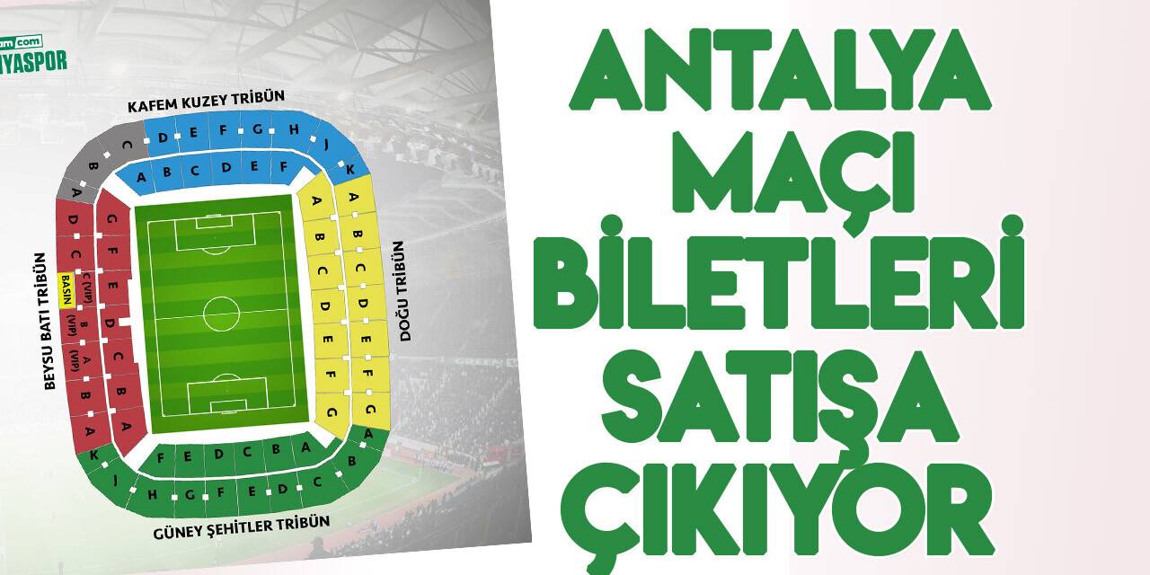 Konyaspor-Antalyaspor maçı biletleri satışa çıkıyor