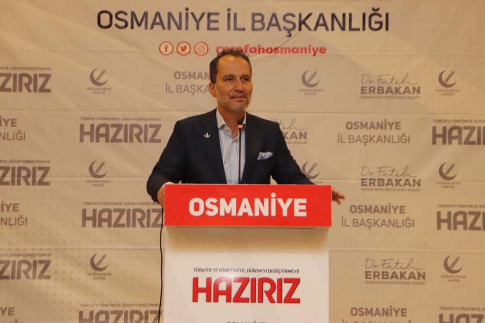 Fatih Erbakan, Osmaniye'de konuştu