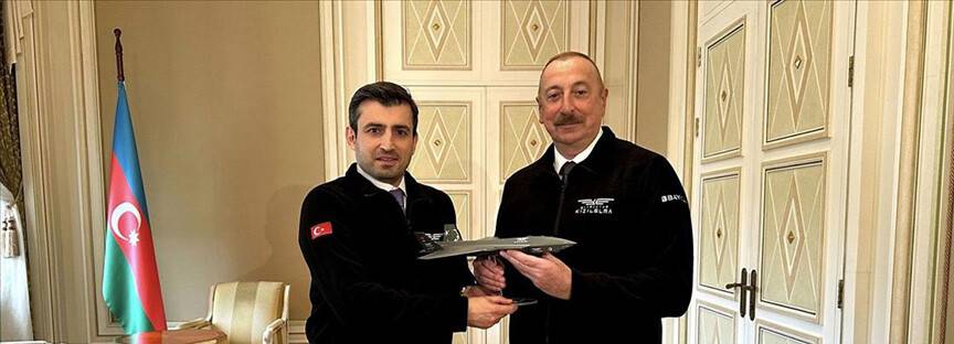 Azerbaycan Cumhurbaşkanı Aliyev, Selçuk Bayraktar’ı kabul etti