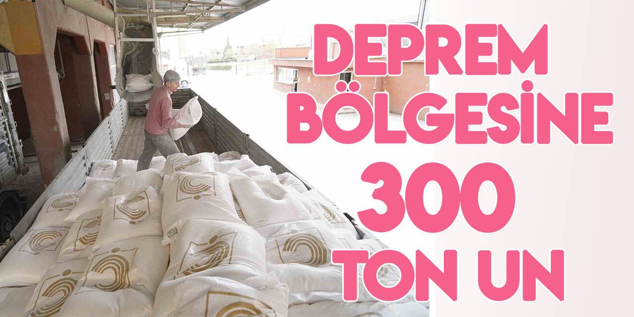 Konya Büyükşehir Kahramanmaraş’a 300 ton un gönderiyor