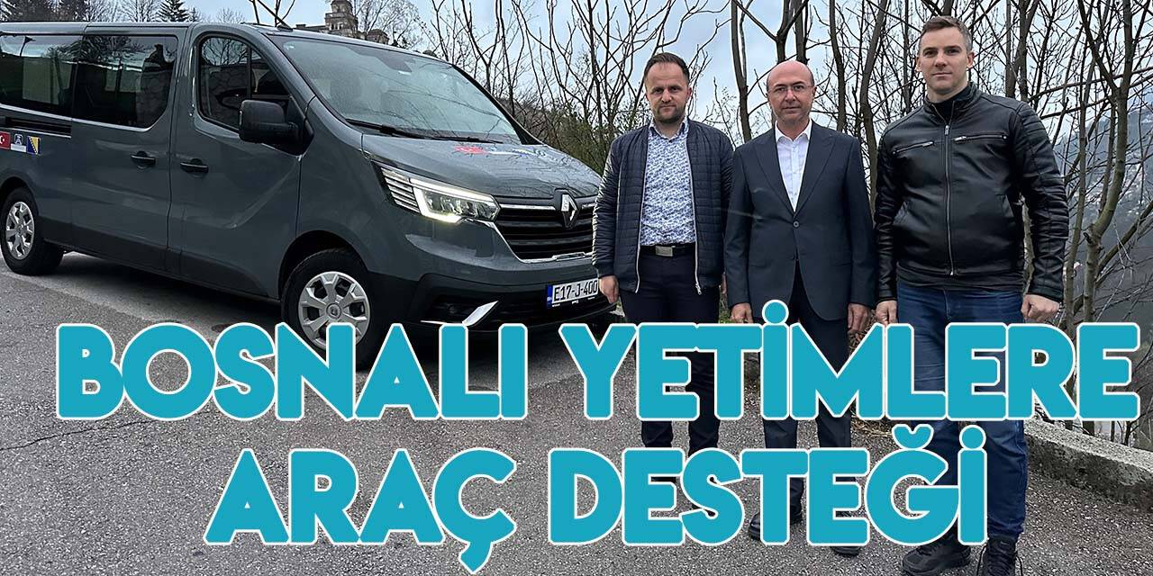 Selçuklu Belediyesi’nden Bosnalı yetim öğrencilere  araç desteği