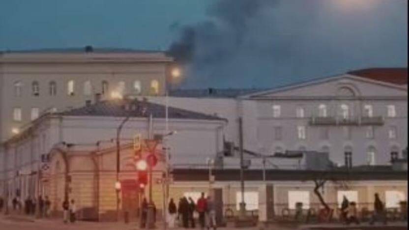 Rusya Savunma Bakanlığında yangın çıktı