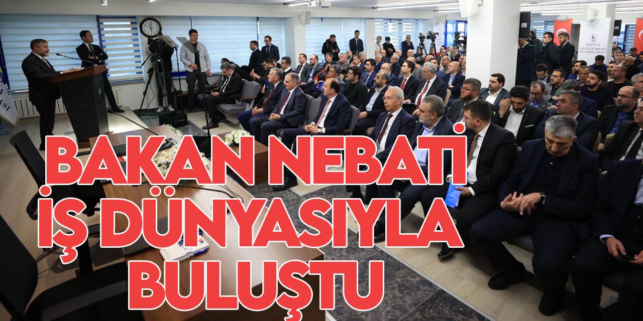 Bakan Nebati'den Konya'dan ekonomiye dair önemli mesajlar
