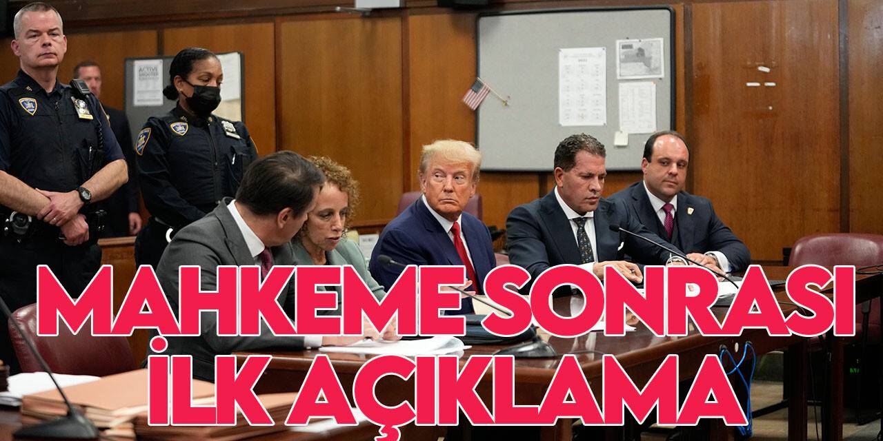 ABD eski başkanı Trump dava süreci hakkında konuştu