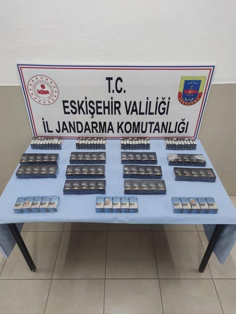 Kaçak sigara sattığı tespit edilen şüpheli yakalandı