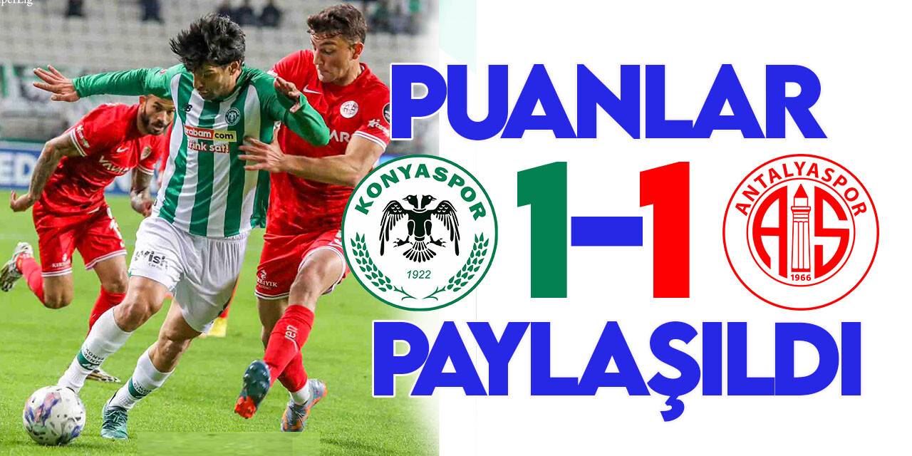 Konya'da puanlar paylaşıldı