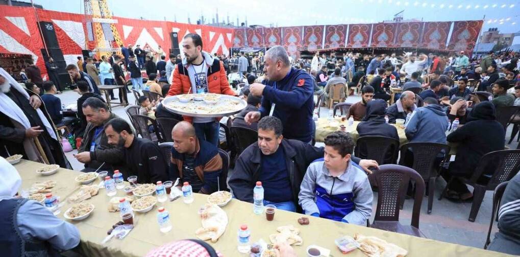Filistin’in üçüncü büyük mülteci kampında iftar etkinliği
