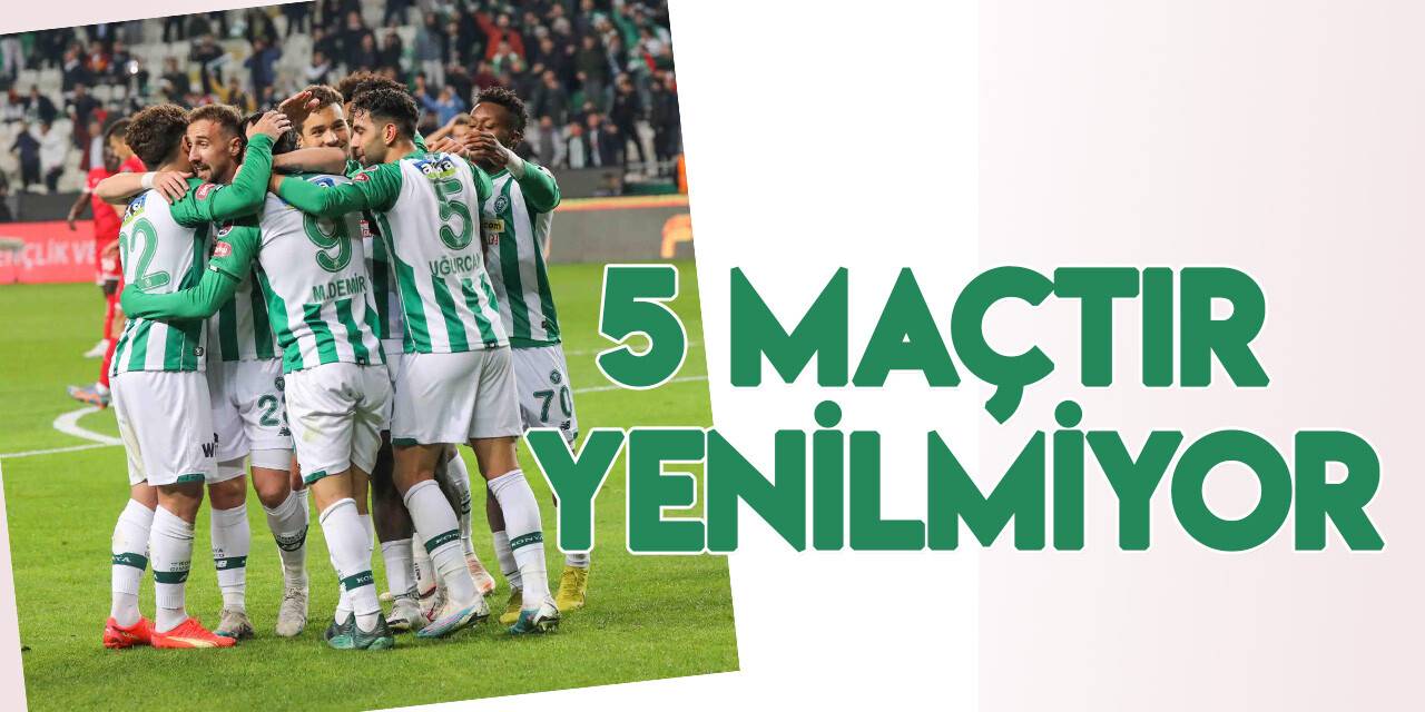 Konyaspor 5 maçtır yenilmiyor