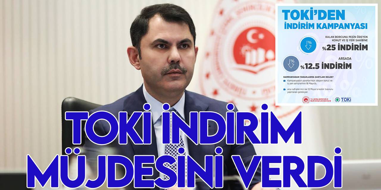 TOKİ'den indirim kampanyası! Bakan Kurum duyurdu