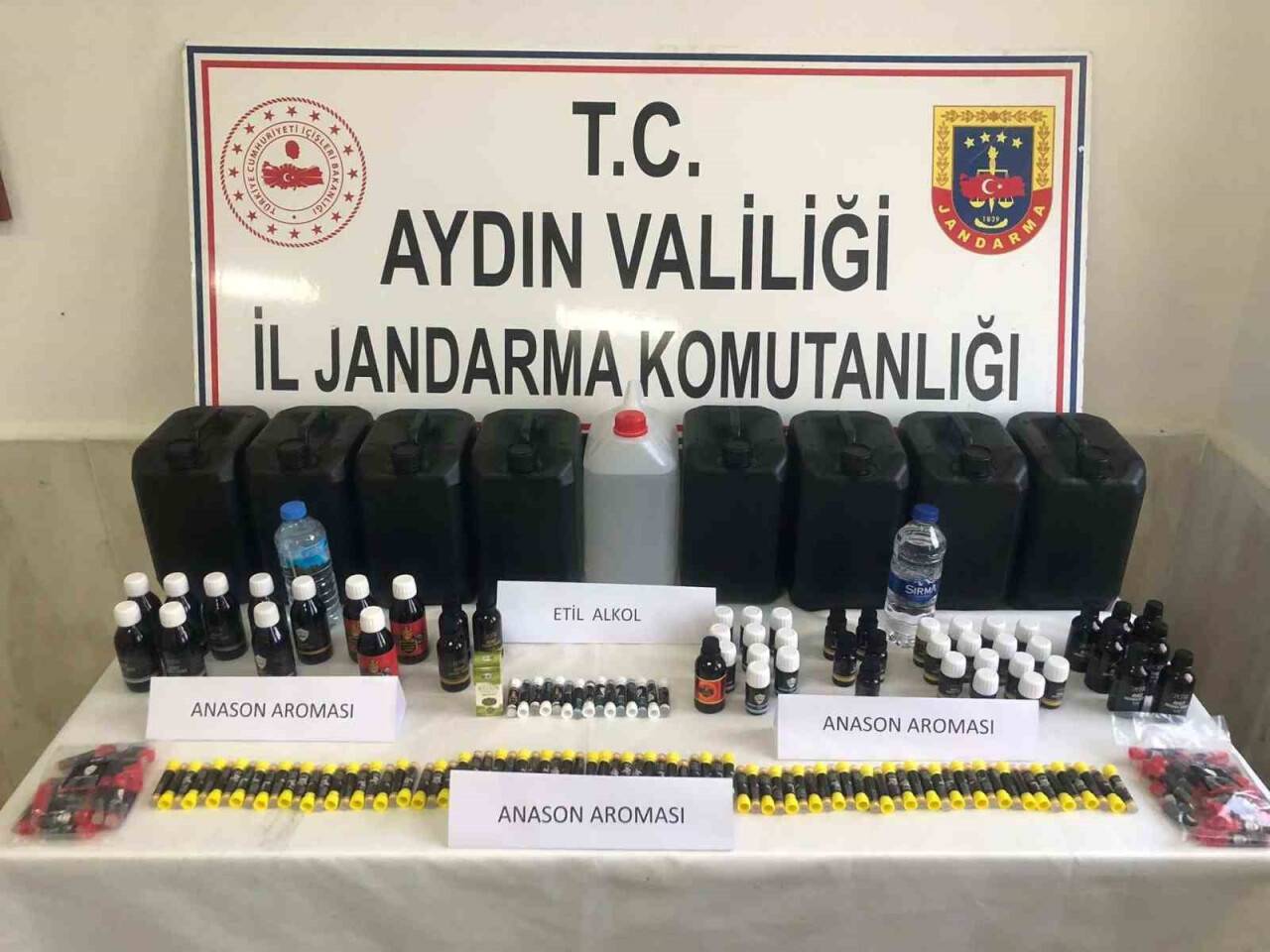 46 litre etil alkol ele geçirildi