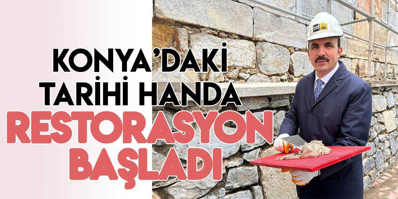 Kadınhanı tarihi Raziye Sultan Hanı Restorasyonu başladı