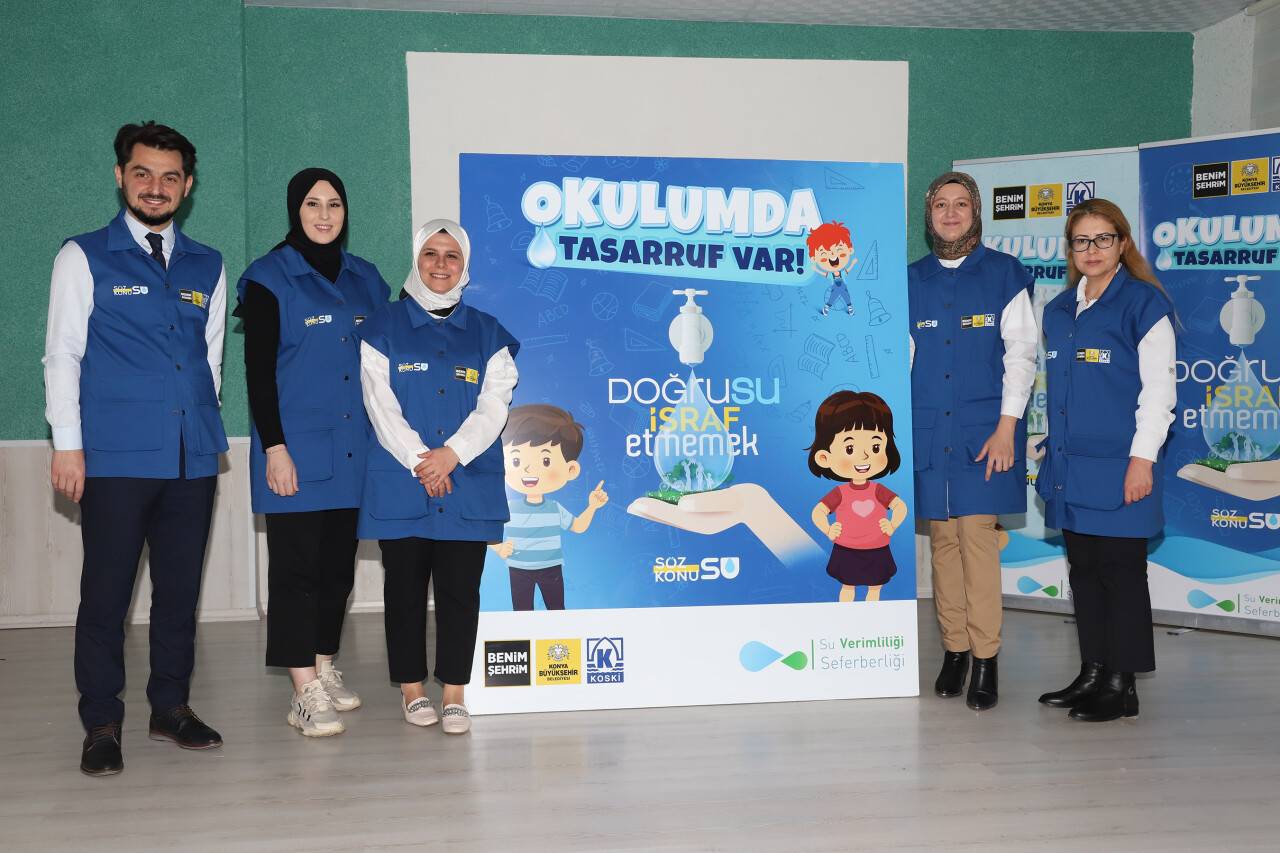 KOSKİ okullarda su tasarruf bilinci kazandırıyor