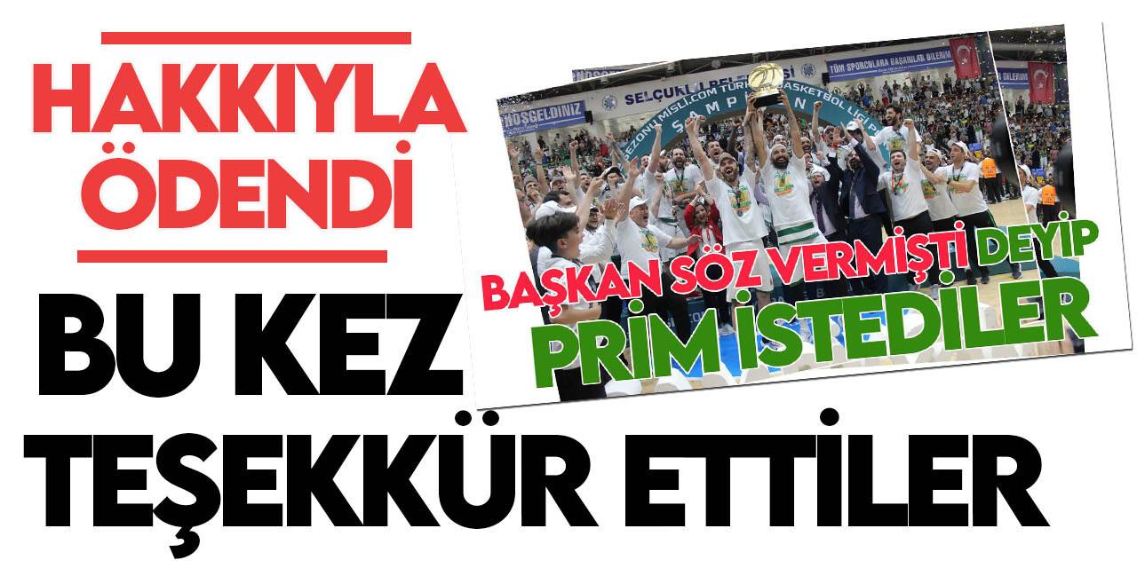 Konyaspor  primleri yatırdı! Oyuncular haklarını helal etti