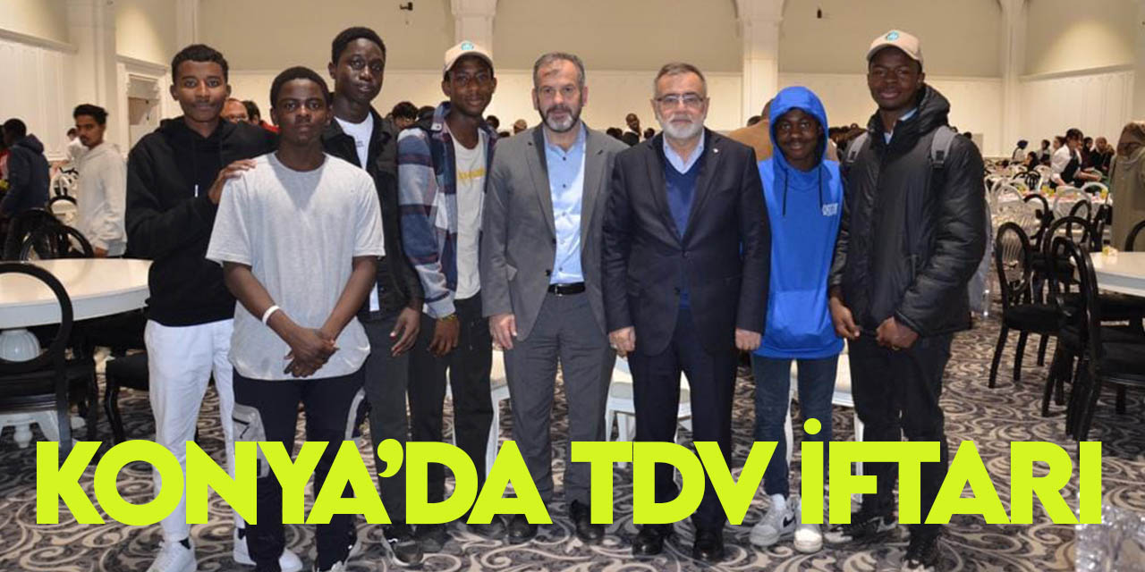 TDV Genel Müdürü İzani Turan Konya'da iftara katıldı