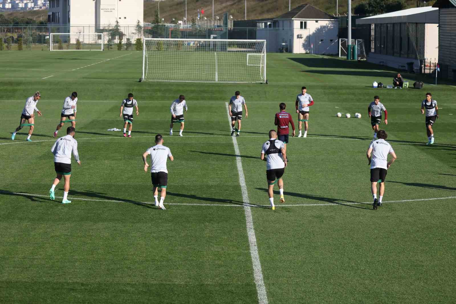 Trabzonspor, Beşiktaş maçı hazırlıklarını tamamladı