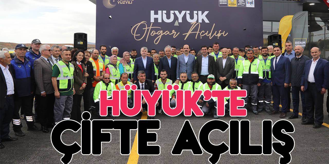 Konya Hüyük'te çifte açılış