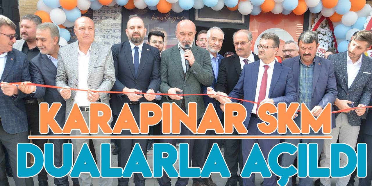 AK Parti Karapınar SKM dualarla açıldı