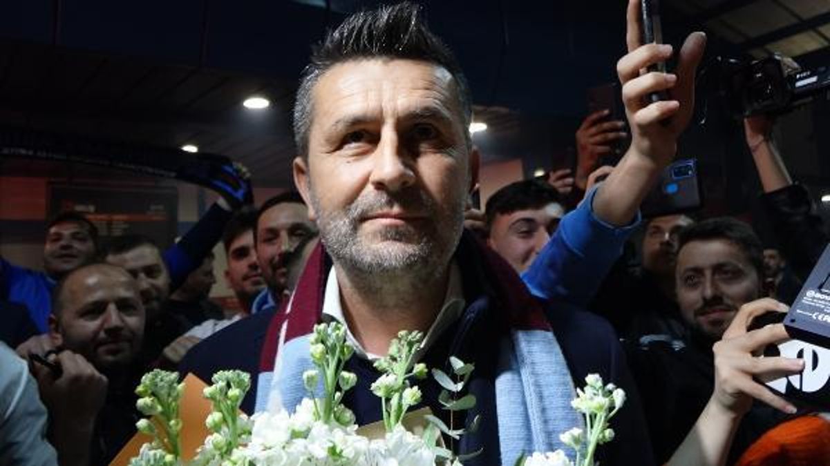 Trabzonspor’un yeni teknik direktörü Nenad Bjelica Trabzon’da