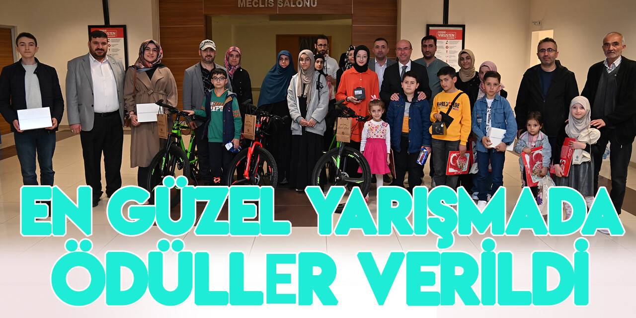 Konya'da Kur’an Öğreniyorum Yarışması’nda ödüller sahiplerini buldu