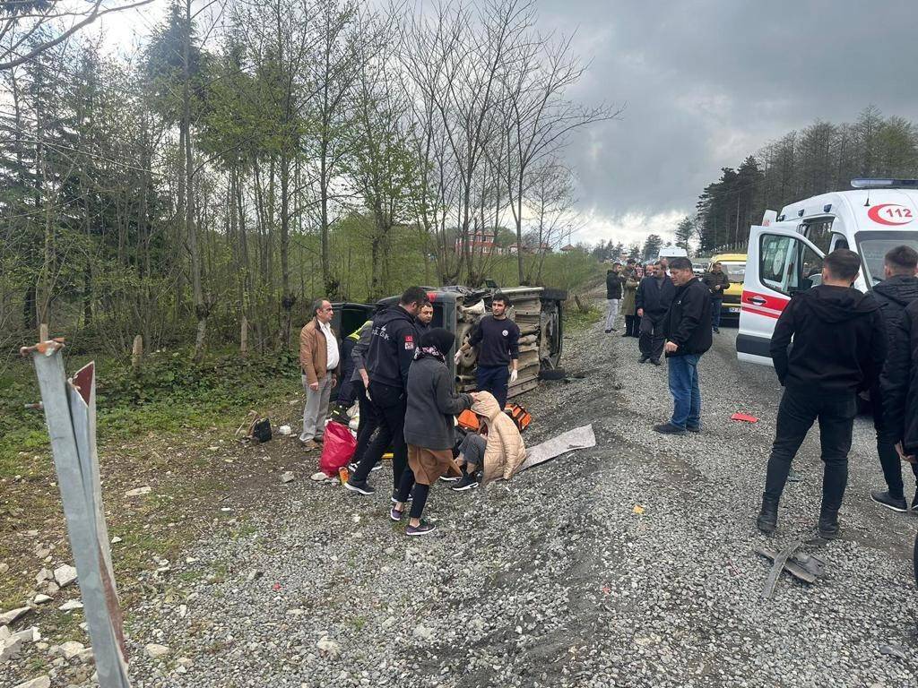 Ordu’da bayram kazası: 8 yaralı