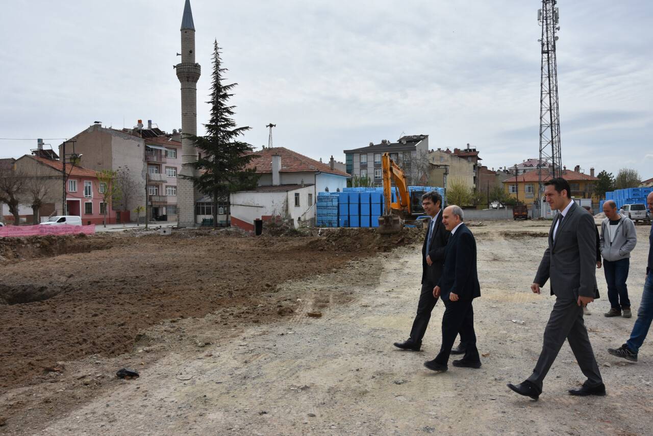 Beyhekim ADSH'de inşaatında temel atma hazırlıkları tamamlandı