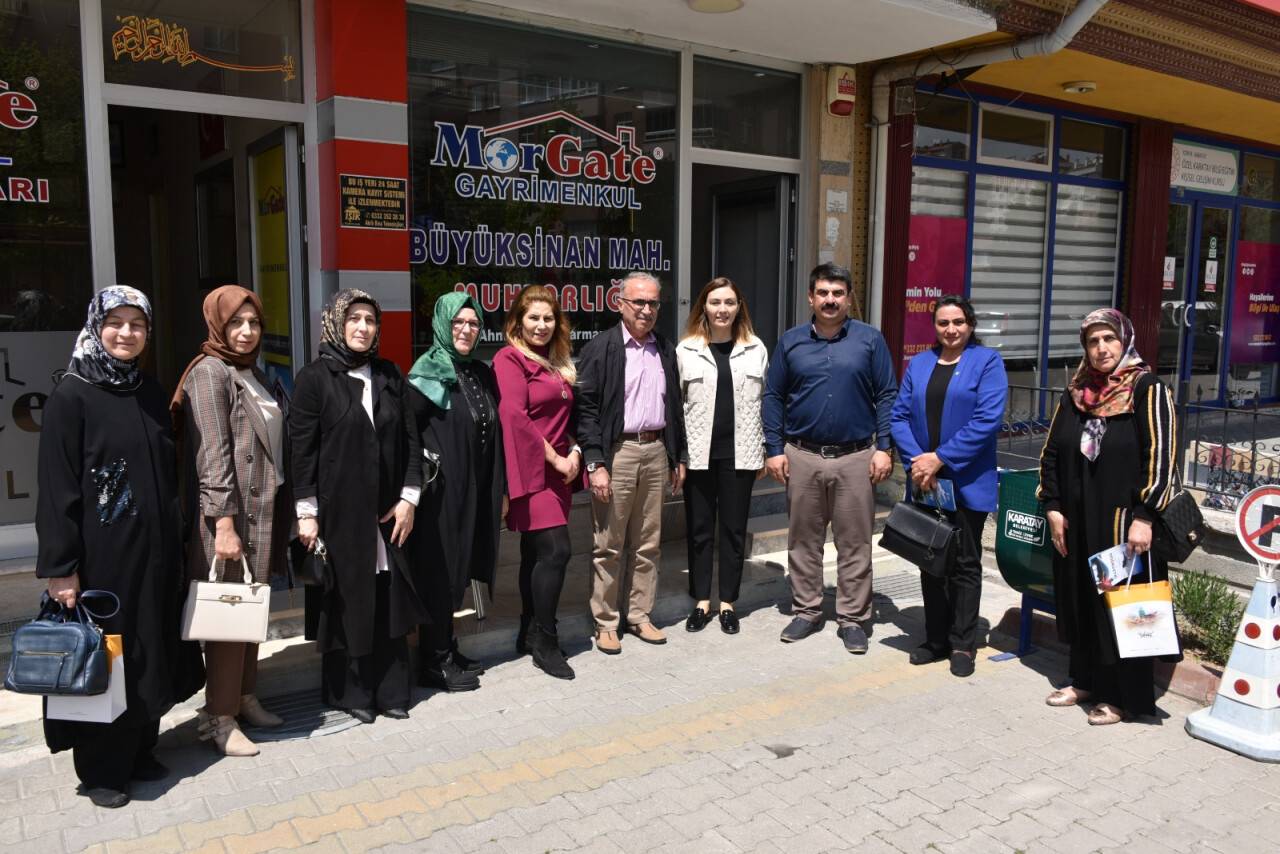 Saçkesen Karatay’da temaslarda bulundu