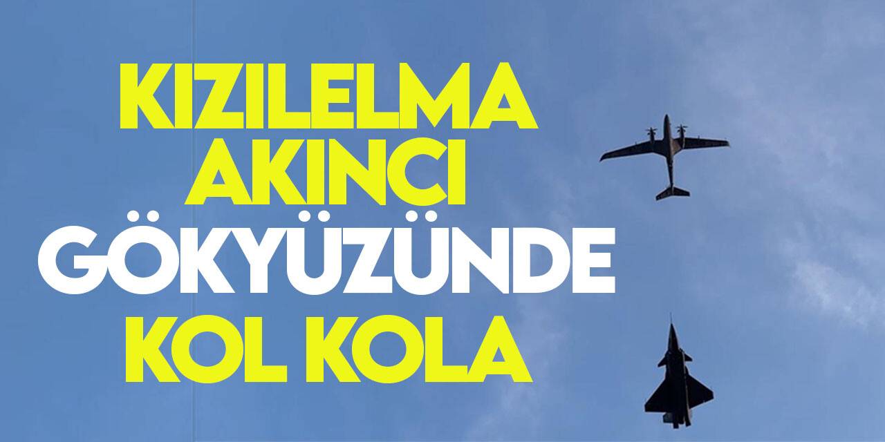 Bayraktar Kızılelma, Bayraktar Akıncı TİHA ile kol uçuşu yaptı