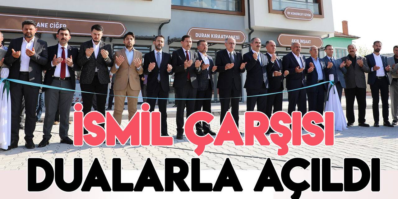 Karatay İsmil’de çarşı ve ekmek fırını açıldı