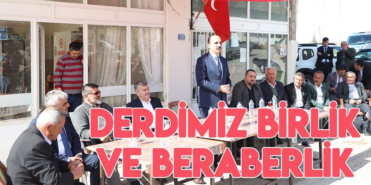 Başkan Altay: Derdimiz dalgalanan bayrağımızın inmemesi, birlik beraberliğimizin bozulmaması!