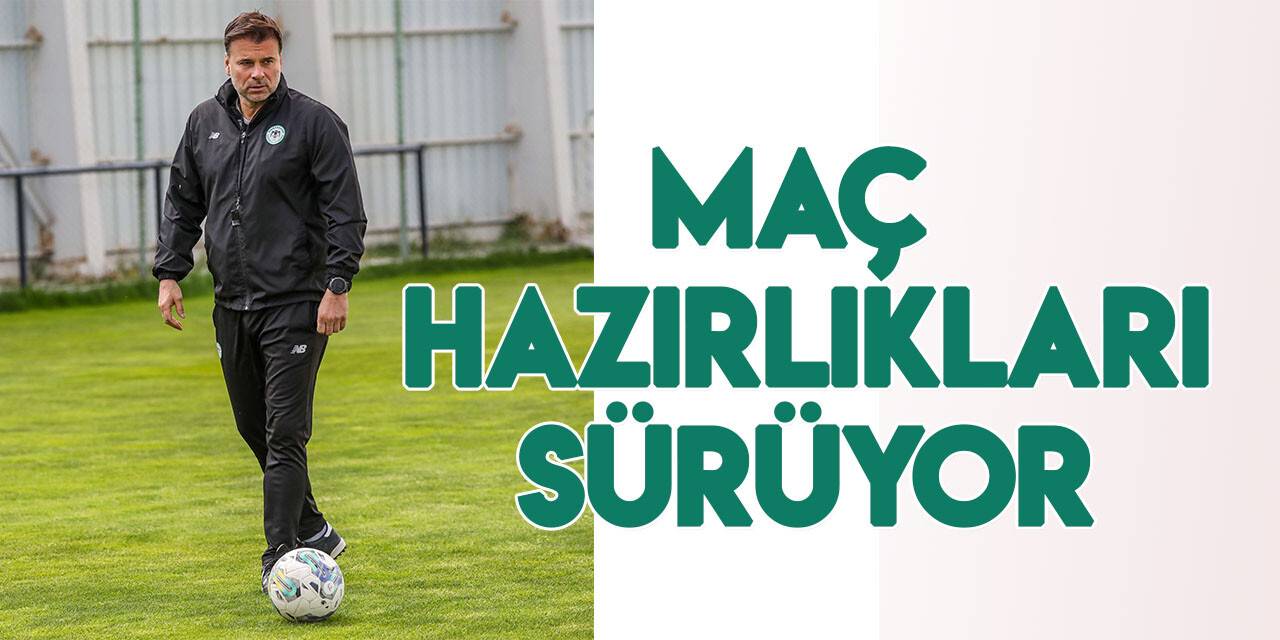 Konyaspor, Trabzonspor maçı hazırlıklarına devam etti