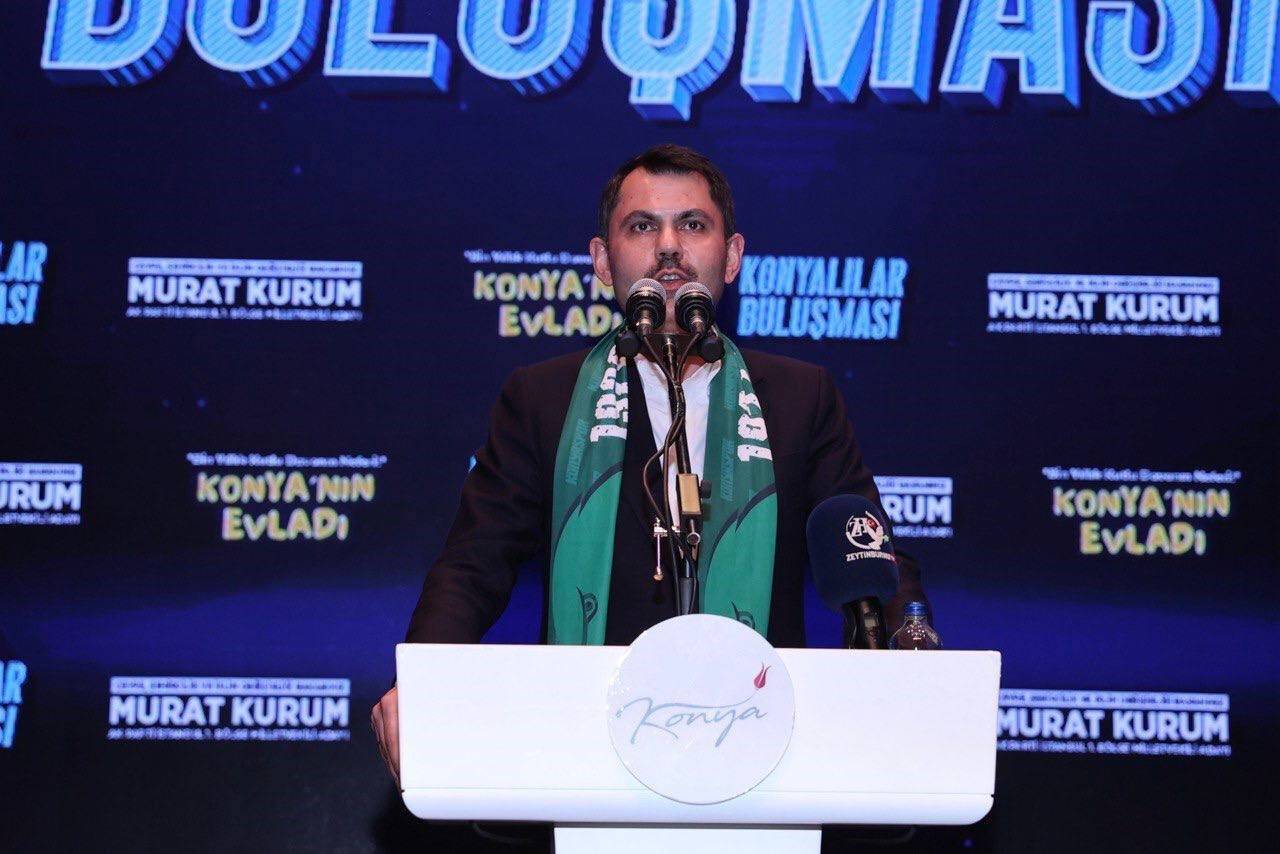 Bakan Murat Kurum İstanbul'da Konyalı hemşehrileriyle buluştu