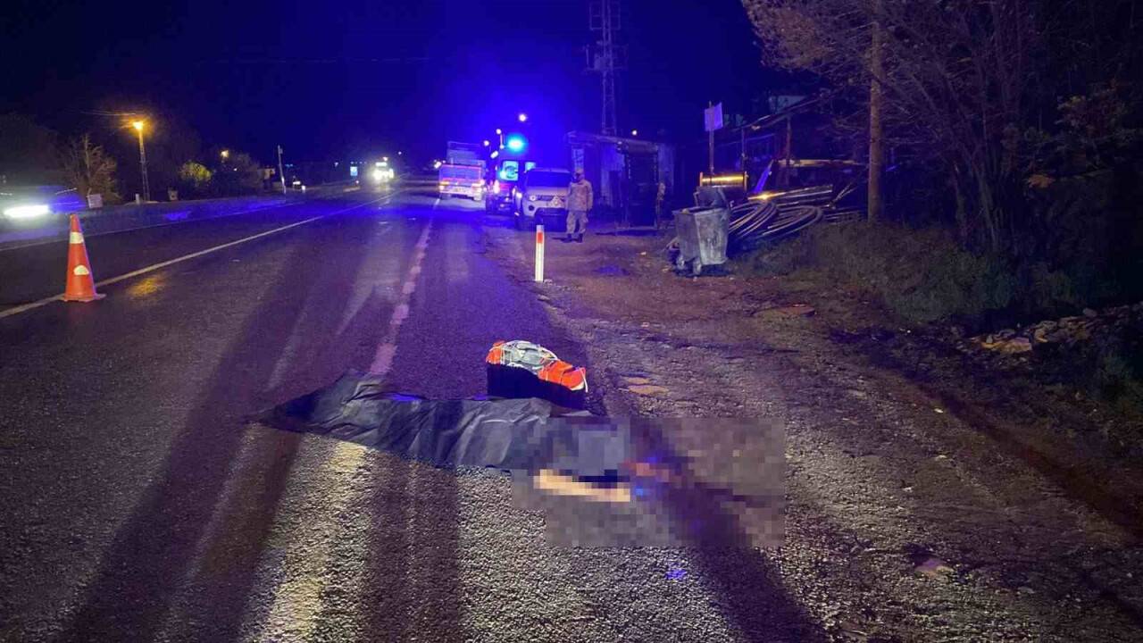 Tırın çarptığı kişi hayatını kaybetti