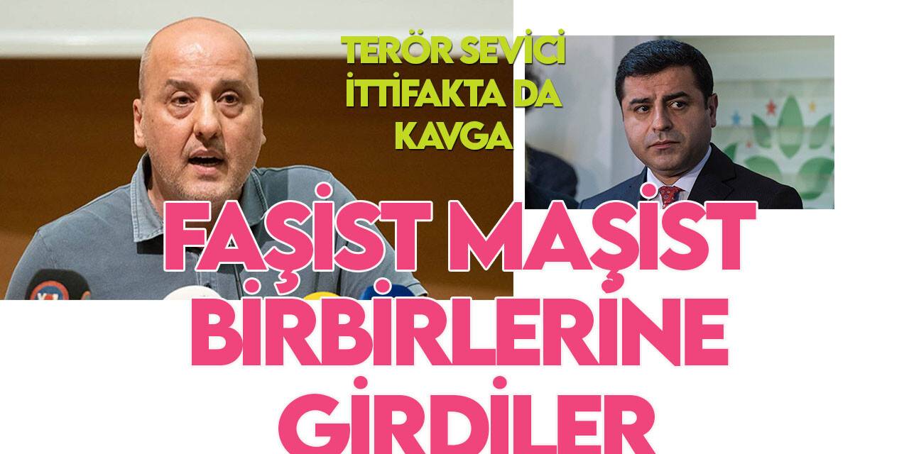 Terör sevici Emek ve Özgürlük İttifakı'nda kavga: Kürt faşisti!